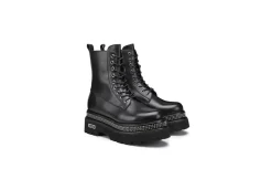 Cult Anfibi*Anfibi Da Donna In Pelle Con Borchie Greta Clw323609 Black