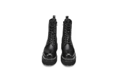 Cult Anfibi*Anfibi Da Donna In Pelle Con Borchie Greta Clw323609 Black