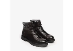 Nero Giardini Con Lacci*Anfibi Stringati Da Uomo In Pelle I202600U Nero