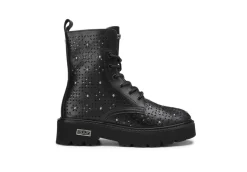 Cult Anfibi*Anfibi Traforati In Pelle Clw362700 Nero