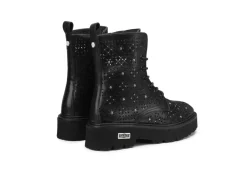 Cult Anfibi*Anfibi Traforati In Pelle Clw362700 Nero