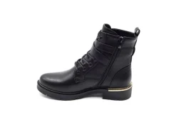 Gold&Gold Anfibi*Anfibio Da Donna Casual Con Zip Gold&Gold Gr202 Nero