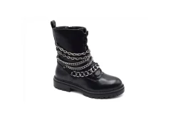 Gold&Gold Anfibi*Anfibio Da Donna Con Catene Gold&Gold Gs171 Nero