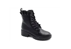 Gold&Gold Anfibi*Anfibio Da Donna Con Volant Gold&Gold Gb229 Nero