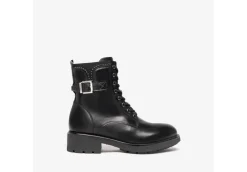 Nero Giardini Anfibi*Anfibio Da Donna In Pelle Con Zip I205801D Nero