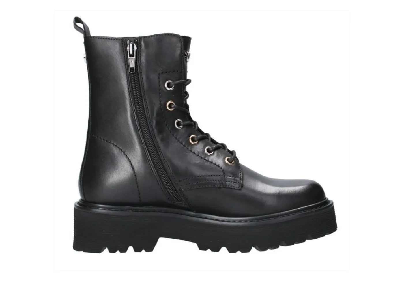 Cult Anfibi*Anfibio Da Donna In Pelle Con Borchie Clw349100 Black