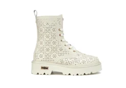 Cult Anfibi*Anfibio Da Donna Traforato Clw362701 Off White