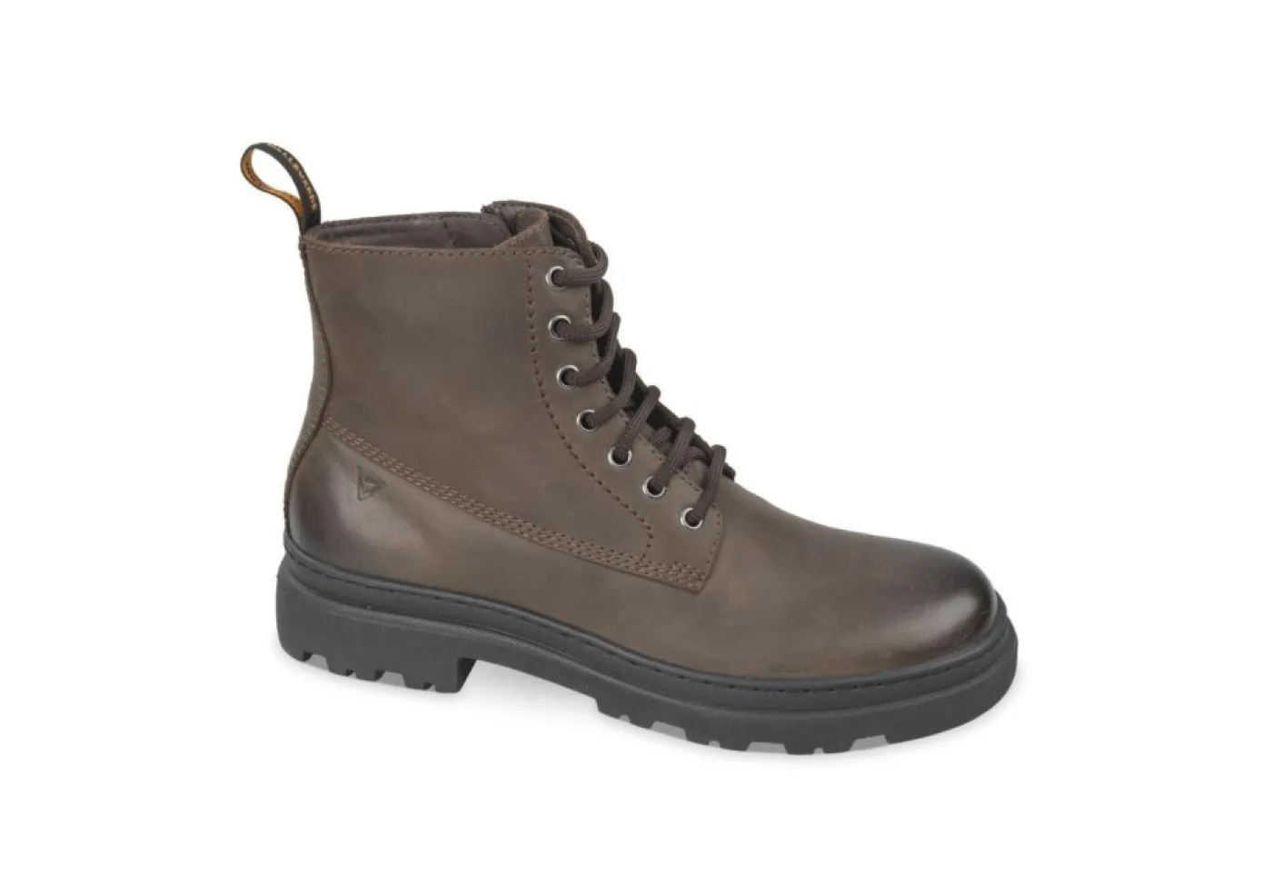 Valleverde Con Lacci*Anfibio Da Uomo In Pelle Con Zip 36887