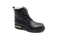 Nero Giardini Teens Anfibi*Anfibio In Pelle Con Dettagli Color Oro I132124F Nero
