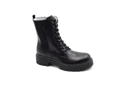 Nero Giardini Teens Anfibi*Anfibio In Pelle Con Elastico Laterale I132154F Nero