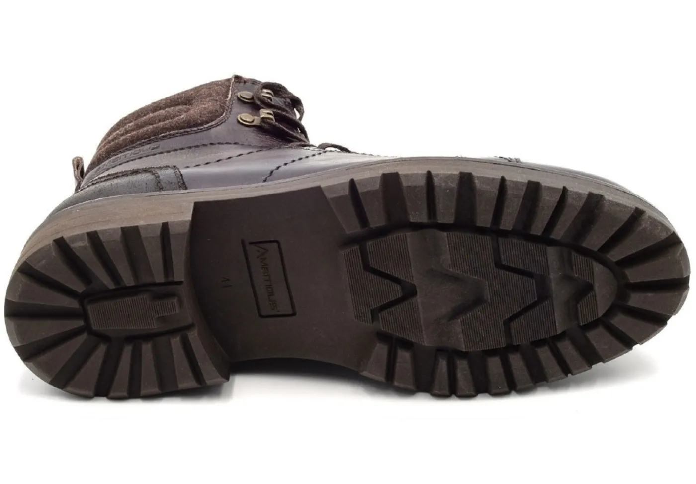Ambitious Con Lacci*Anfibio In Pelle Con Lacci E Zip 10900