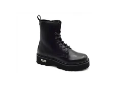 Cult Anfibi*Anfibio In Pelle Con Zip Cle103130 Black