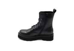 Cult Anfibi*Anfibio In Pelle Con Zip Cle103130 Black
