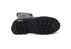 Cult Anfibi*Anfibio In Pelle Con Zip Cle103130 Black