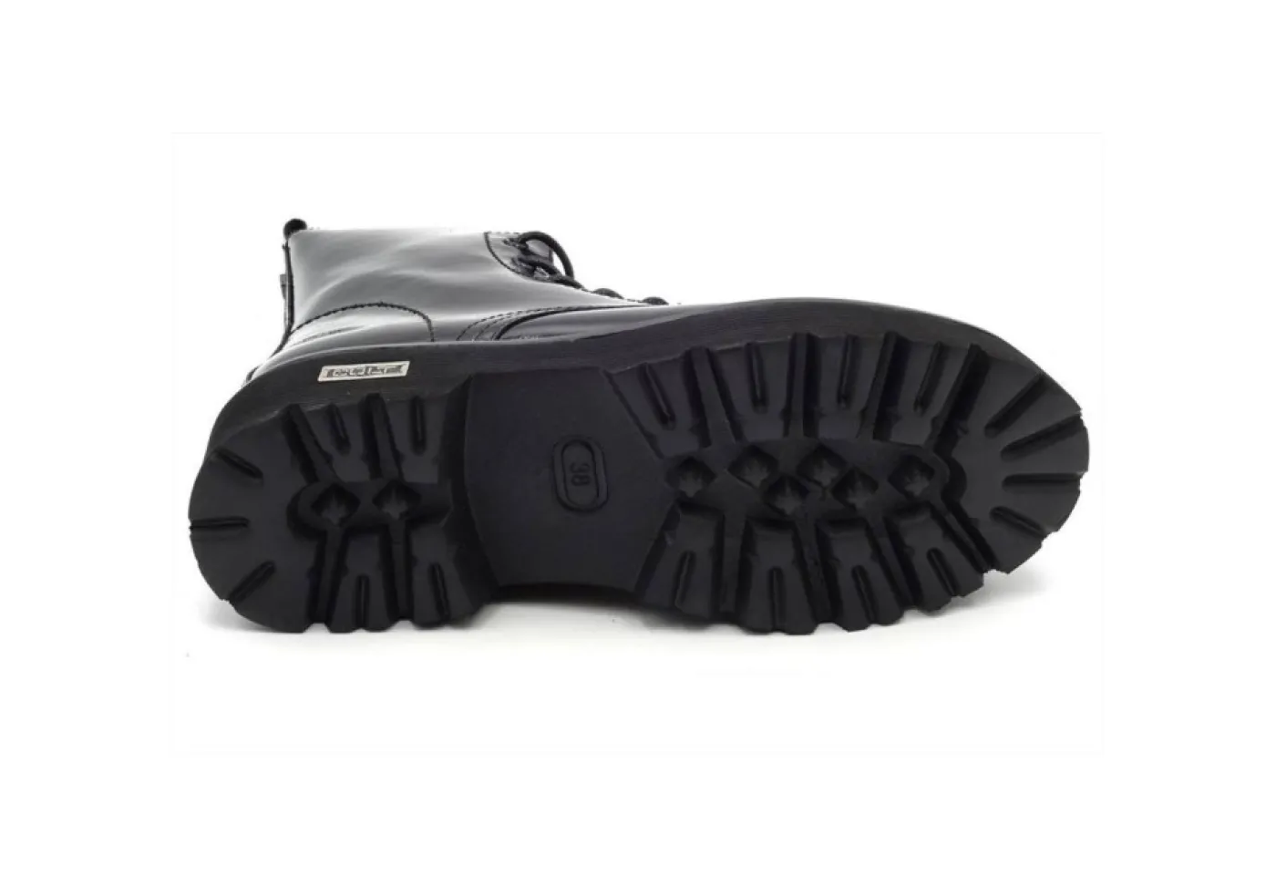 Cult Anfibi*Anfibio In Vernice Con Zip Cle104102 Black