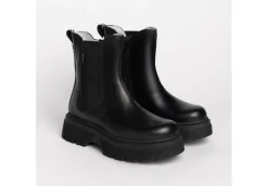 Nero Giardini Teens Tronchetti*Beatles Da Ragazza Donna In Pelle I232451F Nero