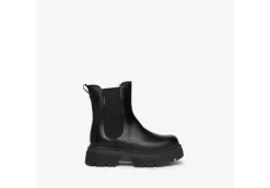 Nero Giardini Teens Tronchetti*Beatles Da Ragazza Donna In Pelle I232451F Nero