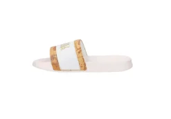 Alviero Martini J Ciabatte A Fascia*Ciabatta Da Donna Con Logo 1197 Geo Beige