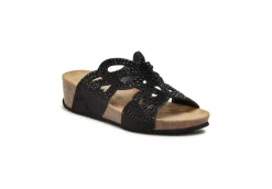 Grunland Ciabatte A Fascia*Ciabatta Da Donna Con Zeppa Cb2999-70 Nero