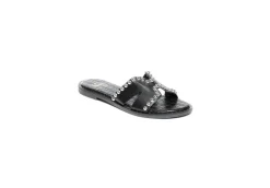 Gold&Gold Ciabatte A Fascia*Ciabatta Da Donna Flat Con Borchie Goldegold Gp22-285 Nero