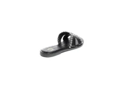 Gold&Gold Ciabatte A Fascia*Ciabatta Da Donna Flat Con Borchie Goldegold Gp22-285 Nero