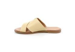Grunland Ciabatte A Fascia*Ciabatta Da Donna In Pelle Ci3005 Paglia