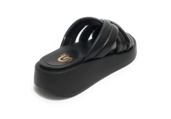 Gold&Gold Ciabatte A Fascia*Ciabatta Da Donna Platform Goldegold Gj633 Nero