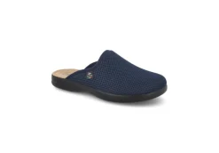 Fly Flot Pantofole*Ciabatta Da Uomo In Tessuto P7118Fb Blu