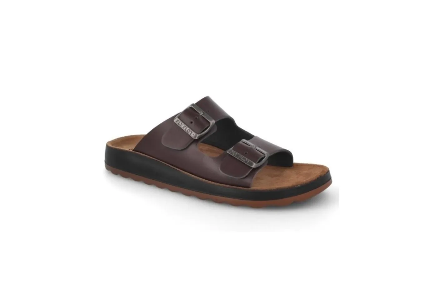 Fly Flot Ciabatte A Fascia*Ciabatta Da Uomo Regolabile 781712C Marrone. Nuova Collezione