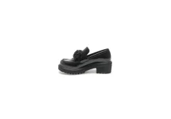 Queen Helena Stringate*Mocassino Con Tacco A Blocco Scarpa X27-108