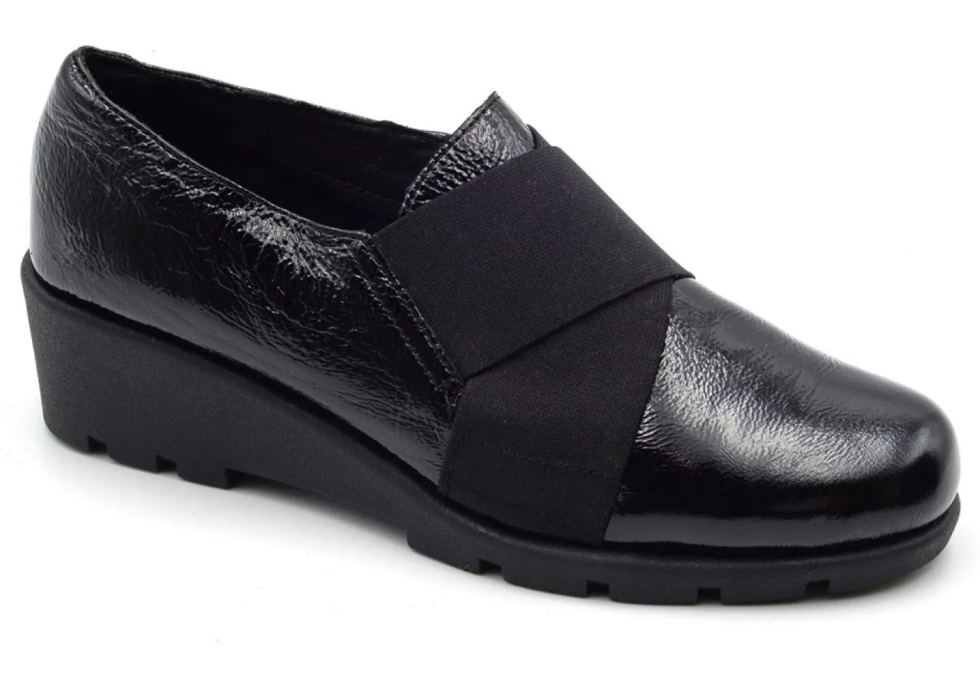 Cinzia Soft Ballerine E Mocassini*Mocassino Con Zeppa In Vernice Linea Comoda 15927