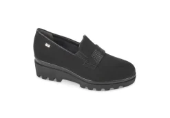 Valleverde Ballerine E Mocassini*Mocassino Da Donna Con Zeppa 45106 Nero