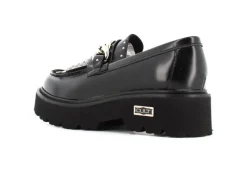 Cult Ballerine E Mocassini*Mocassino Da Donna In Pelle Con Borchie Clw319402 Black