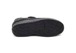 Fly Flot Pantofole*Pantofola Chiusa Regolabile Imbottita Q2555Il Nero