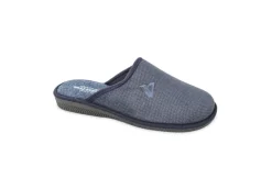Valleverde Pantofole*Pantofola Da Uomo Antiscivolo In Tessuto 55805 Blu