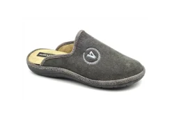 Valleverde Pantofole*Pantofola Da Uomo Antiscivolo In Tessuto 27810 Grigio