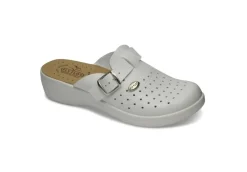 Fly Flot Ciabatte Sanitarie*Pantofola Sanitaria In Evopell Forata Con Cinturino T5B26Eb