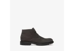 Nero Giardini Con Lacci*Polacchini Da Uomo Casual In Camoscio I201651U Grigio