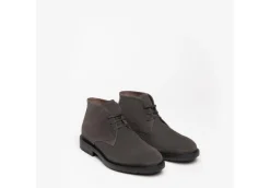 Nero Giardini Con Lacci*Polacchini Da Uomo Casual In Camoscio I201651U Grigio