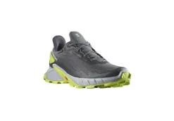 * Trekking*Salomon Alphacross 4 Gtx 470667 Ebony Pearl Blue Acid Lime