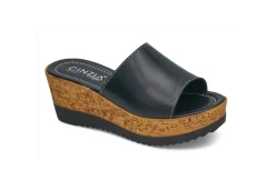 Cinzia Soft Ciabatte A Fascia*Sandalo Da Donna A Fascia In Pelle Con Zeppa Iaf52331