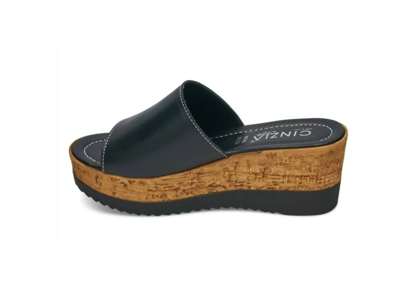 Cinzia Soft Ciabatte A Fascia*Sandalo Da Donna A Fascia In Pelle Con Zeppa Iaf52331