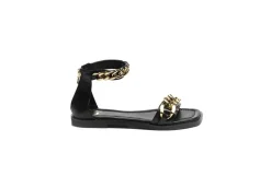 Gold&Gold Sandali Bassi*Sandalo Da Donna Con Catena Goldegold Gp22-276 Nero