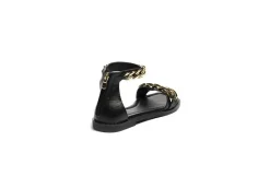 Gold&Gold Sandali Bassi*Sandalo Da Donna Con Catena Goldegold Gp22-276 Nero