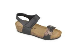 Valleverde Sandali Bassi*Sandalo Da Donna Con Glitter Fussbet G5397S Nero