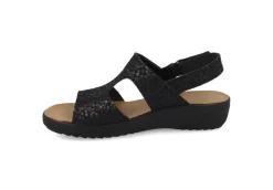 Fly Flot Sandali Bassi*Sandalo Da Donna Con Strappo 55D69Ab Nero