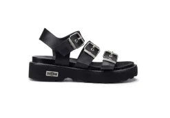 Cult Sandali Bassi*Sandalo Da Donna In Pelle Ziggy Clw344300 Black