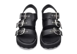 Cult Sandali Bassi*Sandalo Da Donna In Pelle Ziggy Clw344300 Black