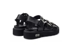 Cult Sandali Bassi*Sandalo Da Donna In Pelle Ziggy Clw344300 Black