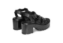 Cult Sandali Alti*Sandalo Da Donna In Pelle Con Borchie Cle104346